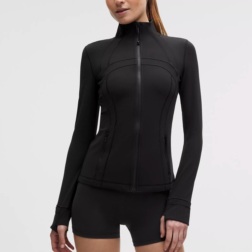Lululemon Define Jacket Slim Fit Zip Up Black Size 4